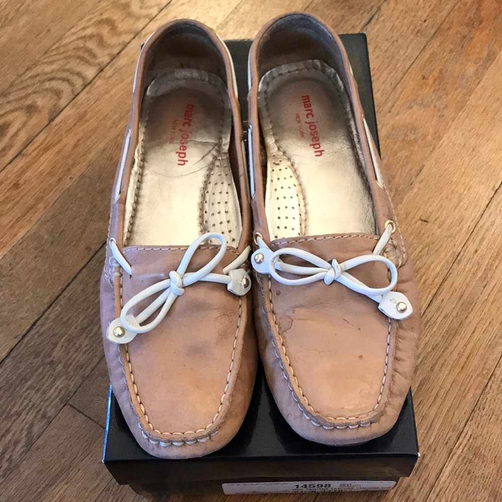 Marc Joseph Leather Driving Moc